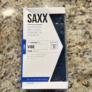 Men’s saxx underwear size M, slim fit vibe, 2pack